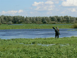 Fishing in the Postomia river